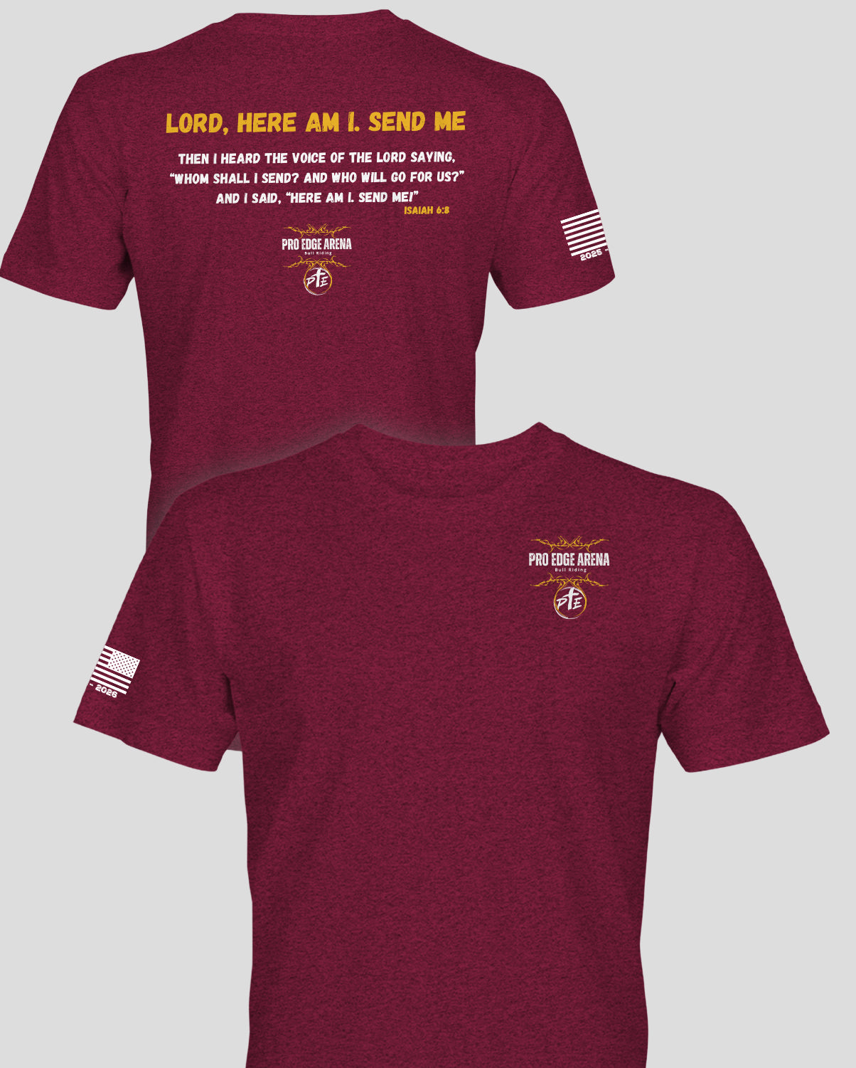 Pro Edge 25/26 Season T-Shirts (w/Flag)