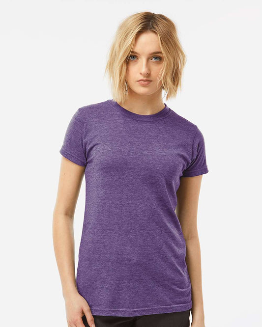 PAB Ladies Heather Purple Tultex 240