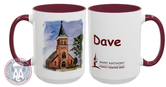 St. Anthony Family Center Mug w/ Name