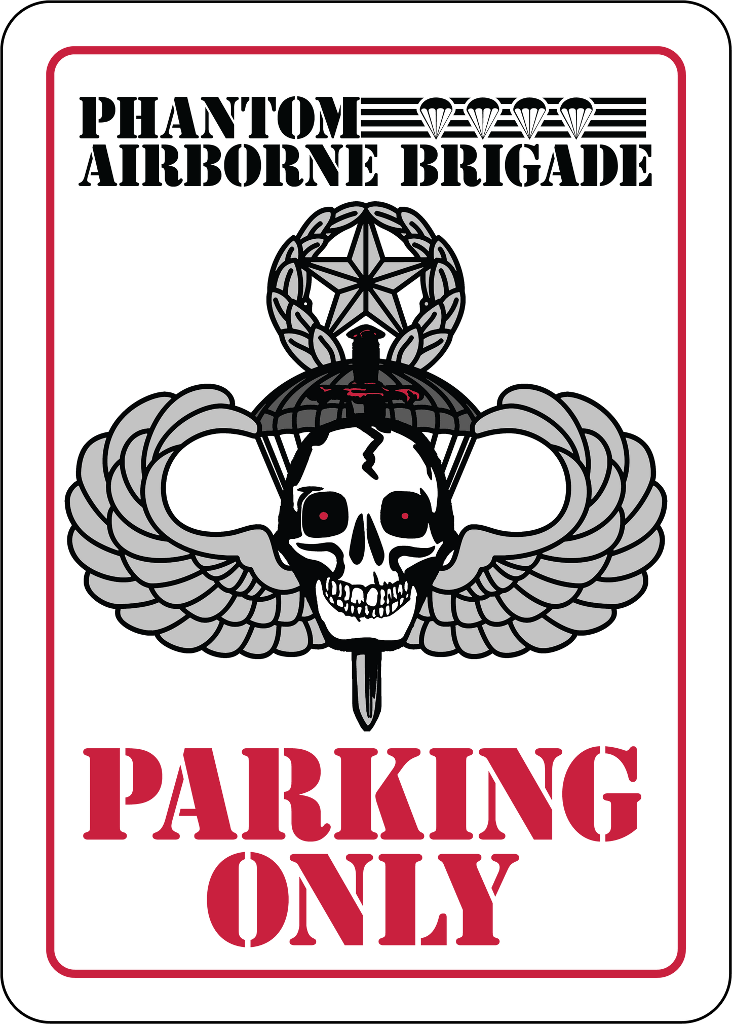 7x10 PAB Only Parking Sign